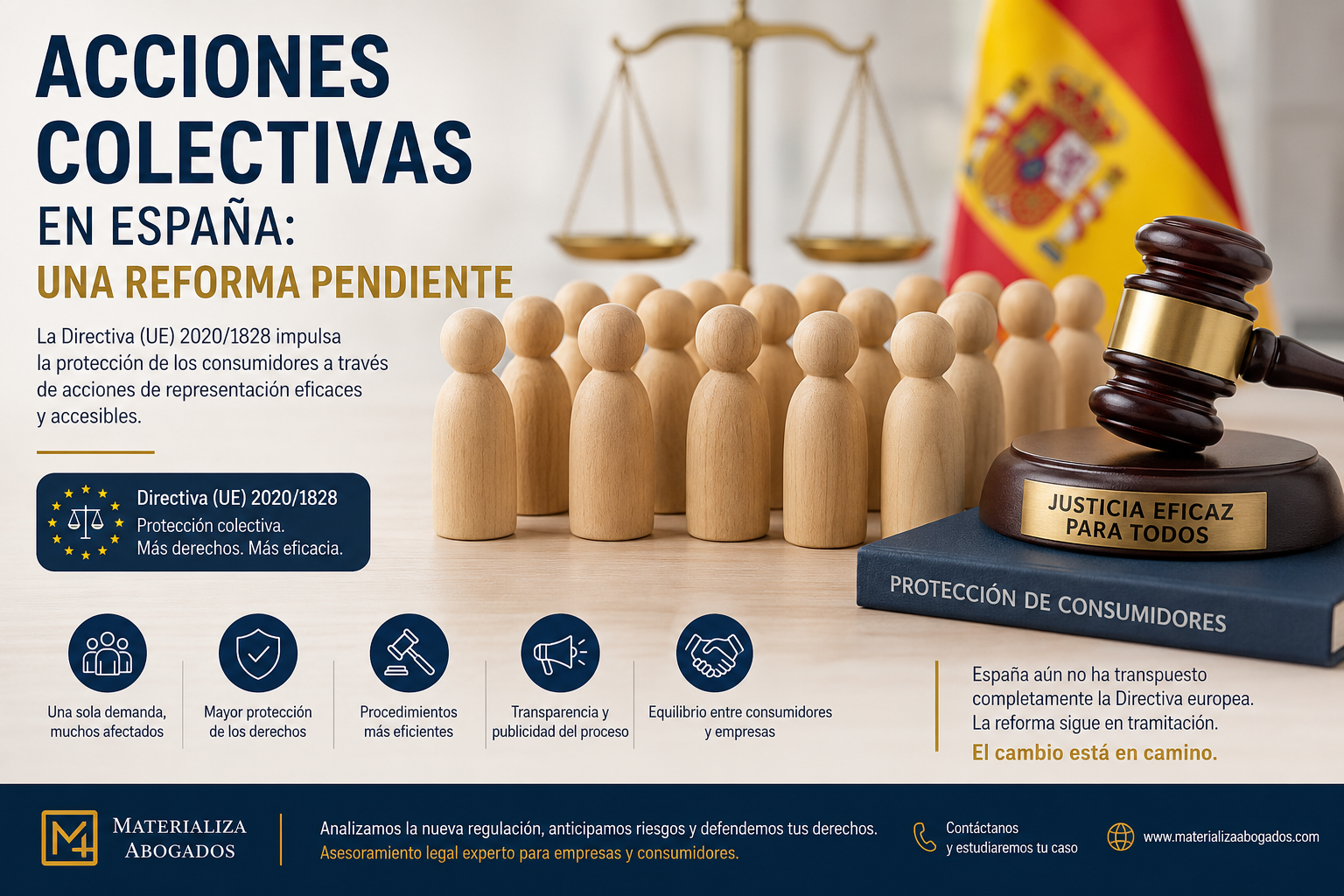Acciones colectivas en España: por qué la reforma sigue pendiente y qué consecuencias puede tener